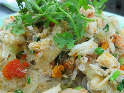 MIẾN XÀO THỊT CUA THƠM NGON